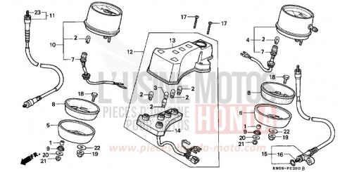 COMPTEUR (1) CB250R de 1994